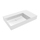 Flaminia APPLIGHT 85 lavabo L.85 P.51 cm da appoggio, sospeso e top, con piano rubinetteria, senza troppopieno, colore bianco finitura lucido AP8551
