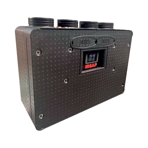 Immagine di Irsap IRSAIR V 180 P unità di ventilazione a doppio flusso con recupero di calore, per installazione a parete, con controllo S URED018VRS00P