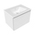 Flaminia CUBIKA/BLOOM set con mobile sottolavabo L.85 cm, 1 cassetto, colore bianco finitura opaco e lavabo L.85 cm con troppopieno, colore bianco finitura lucido BCK879LBK+BM85L