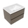 Flaminia CUBIKA/BLOOM set con mobile sottolavabo L.70 cm, 2 cassetti, colore taupe finitura opaco e lavabo L.70 cm con troppopieno, colore bianco finitura lucido BCK809LTK+BM70L