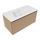 Flaminia CUBIKA/BLOOM set con mobile sottolavabo L.105 cm, 1 cassetto, finitura rovere naturale greca e lavabo L.105 cm con troppopieno, colore bianco finitura lucido BCK893LLK+BM105L