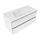 Flaminia CUBIKA/BLOOM set con mobile sottolavabo L.105 cm, 2 cassetti, colore bianco finitura opaco e lavabo L.105 cm con troppopieno, colore bianco finitura lucido BCK839LBK+BM105L