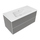 Flaminia CUBIKA/BLOOM set con mobile sottolavabo L.105 cm, 2 cassetti, colore grey finitura opaco e lavabo L.105 cm con troppopieno, colore bianco finitura lucido BCK839LGK+BM105L