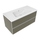 Flaminia CUBIKA/BLOOM set con mobile sottolavabo L.105 cm, 2 cassetti, colore verde palude finitura opaco e lavabo L.105 cm con troppopieno, colore bianco finitura lucido BCK839LVK+BM105L