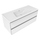 Flaminia CUBIKA/BLOOM set con mobile sottolavabo L.120 cm, 2 cassetti, colore bianco finitura opaco e lavabo L.120 cm con troppopieno, colore bianco finitura lucido BCK949LBK+BM120L