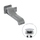 Flaminia NOKE’ miscelatore monocomando lavabo ad incasso, completo di piletta Stop&Go e corpo incasso, finitura cromo NK3230