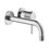 Immagine di Nobili RESPIRO miscelatore monocomando a parete P.20 cm per lavabo, senza scarico e senza corpo incasso, finitura inox spazzolato RS131199/1IX