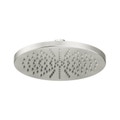 Immagine di Nobili SHOWER soffione a snodo rotondo da Ø 20 cm. in ottone, finitura inox spazzolato AD139/112IX
