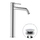 Nobili LIVE miscelatore monocomando per bacinella, con scarico 1 1/4" push, finitura cromo LV00128/16CR