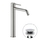 Nobili LIVE miscelatore monocomando per bacinella, con scarico 1 1/4" push, finitura inox spazzolato LV00128/16IX