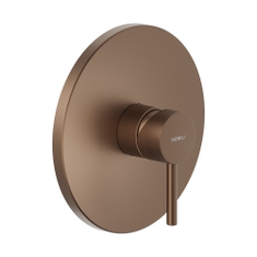 Immagine di Nobili LIVE miscelatore doccia monocomando Ø 17 cm incasso a 1 via , colore tabacco finitura opaco LV00108TA