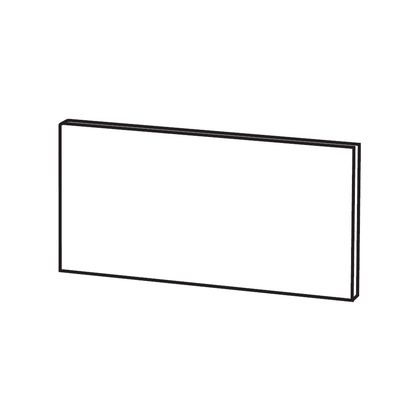 Immagine di Cielo ELLE alzatina in ceramica L.48 cm per lavabo, colore bianco finitura lucido ELP50