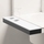 Cielo ELLE mensola in Solid Surface per bicchiere e dispenser, colore bianco finitura opaco ELM50