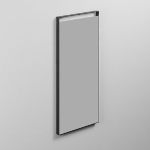 Immagine di Cielo ELLE specchio rettangolare L.50 H.110 cm, profilo colore nero finitura opaco ELSPTNM