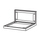 Cielo ELLE struttura in acciaio L.70 cm per lavabo, colore nero finitura opaco ELSTOSPNM