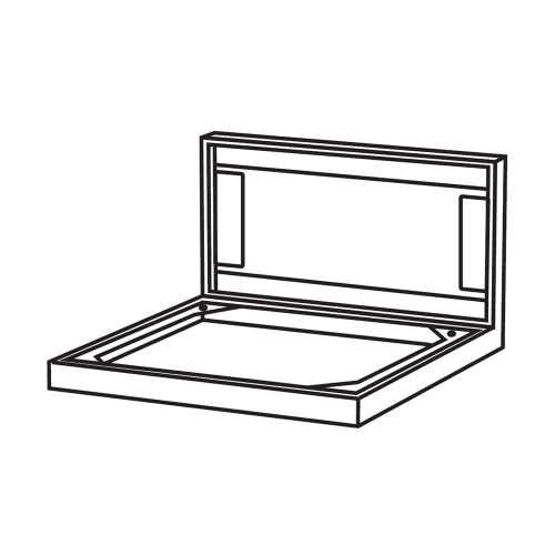 Immagine di Cielo ELLE set con lavabo rettangolare L.70 cm monoforo e alzatina in ceramica, colore canapa finitura opaco, e struttura per lavabo in acciaio, colore nero finitura opaco EKLAOCN+ELP70CN+ELSTONM