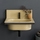 Cielo ELLE alzatina in ceramica L.68 cm per lavabo, colore canapa finitura opaco ELP70CN