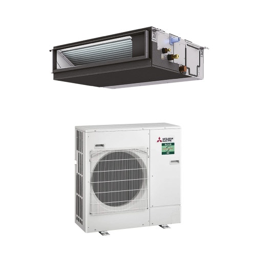 Immagine di Mitsubishi PEAD-M JA2 CANALIZZATA MEDIA PREVALENZA Climatizzatore canalizzabile monosplit inverter | unità esterna POWER INVERTER 9.5 kW unità interna 35000 BTU PEAD-M100JA2-PUZ-ZM100VDA