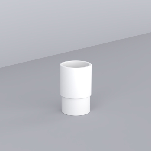 Immagine di Cielo ELLE bicchiere in Solid Surface, colore bianco finitura opaco ACBI