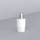 Cielo ELLE dispenser sapone in Solid Surface colore bianco, erogatore metallico finitura cromo ACDICR