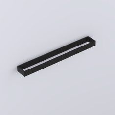 Immagine di Cielo ELLE portasciugamani laterale destro o sinistro, colore nero finitura opaco ELPLNM