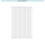 Immagine di Irsap ARPA 23_2 VERTICALE Radiatore 11 elementi L.40.2 P.7 H.202 cm, colore bianco standard finitura lucido Cod.01 SI220201101IR82A01