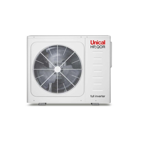 Immagine di Unical HP_QOR 90 R32 pompa di calore monoblocco aria-acqua 9 kW monofase, per riscaldamento, raffrescamento e produzione ACS 80000286
