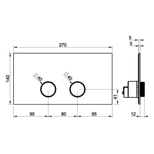 Immagine di Gessi ANELLO TOTAL LOOK placca di finitura per Viega 1H, 2H e 2L, finitura cromo 54625#031