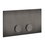 Immagine di Gessi ANELLO TOTAL LOOK placca di finitura per Viega 1H, 2H e 2L, finitura black metal brushed PVD 54625#707