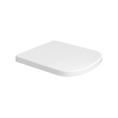 Immagine di Flaminia PLAY coprivaso avvolgente in termoindurente, a discesa rallentata, con cerniere a sgancio rapido, colore bianco finitura lucido PYCW07