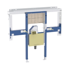 Immagine di Geberit DUOFIX modulo per lavabo Geberit ONE 75 cm e rubinetteria a parete, ad altezza totale, con sifone girevole e Clou ad incasso 111.081.00.2