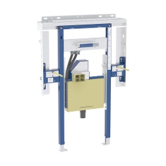 Immagine di Geberit DUOFIX modulo per lavabo 75 cm e rubinetteria Geberit ONE, ad altezza totale, con sifone girevole e Cloud ad incasso 111.071.00.2