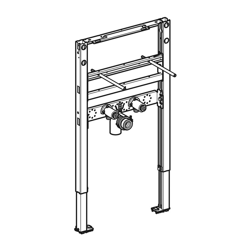 Immagine di Geberit DUOFIX modulo per lavabo 82–98 cm rubinetteria a pianale 111.487.00.3