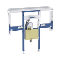 Immagine di Geberit DUOFIX modulo per lavabo 120cm e rubinetteria Geberit ONE, ad altezza totale, con sifone girevole e Cloud ad incasso 111.074.00.2