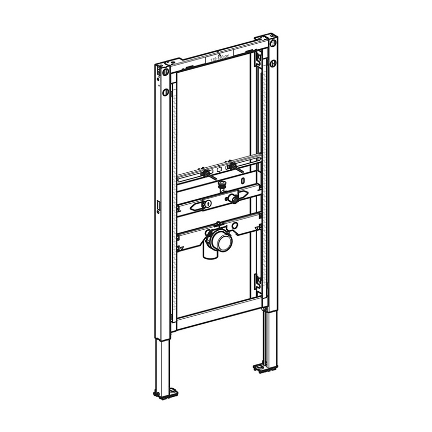 Immagine di Geberit DUOFIX modulo per orinatoio 112–130 cm universale per passo rapido esterno 111.686.00.2