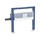Geberit DUOFIX modulo per doccia 50 cm con scarico a parete per altezza del massetto 65–90 mm a filo dell'imbuto di scarico 111.593.00.2