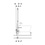 Immagine di Geberit DUOFIX modulo per bidet 112 cm, universale 111.510.00.2