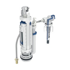 Immagine di Geberit batteria tipo 290-380 risciacquo a due quantità con allacciamento idrico universale 3/8" codolo in ottone, finitura cromo 283.354.21.5