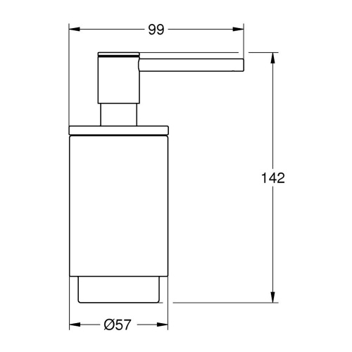 Immagine di Grohe SELECTION dispenser sapone 12 cl, finitura cromo  41028000