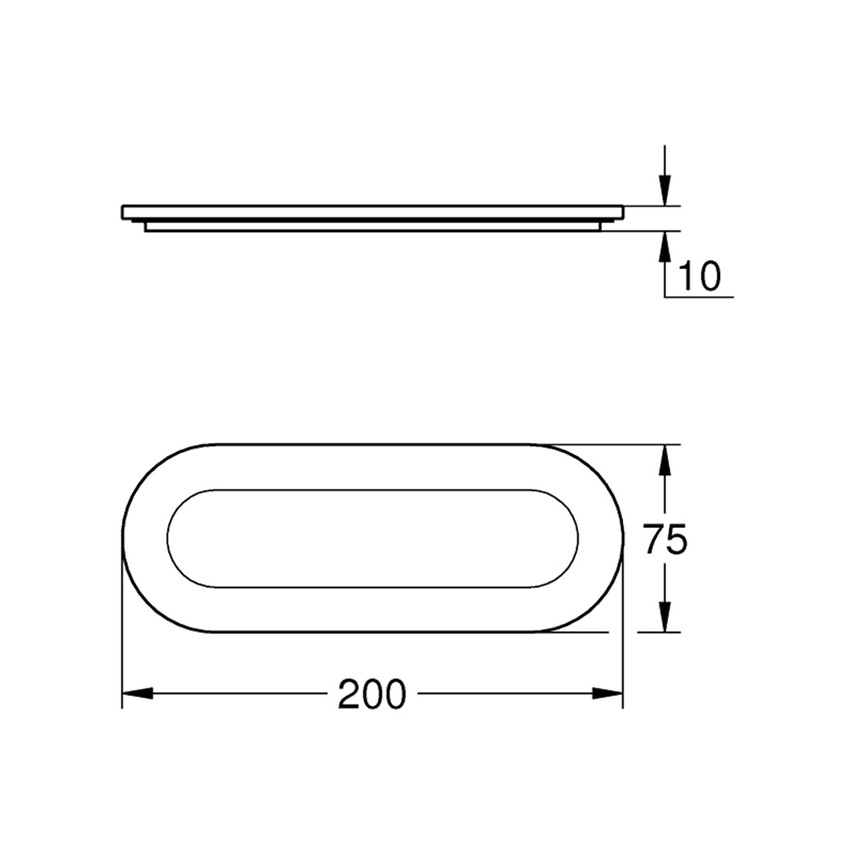 Immagine di Grohe SELECTION porta sapone senza supporto, in vetro, colore bianco 41036000