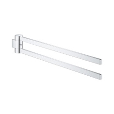 Immagine di Grohe SELECTION porta salviette doppio, orientabile, finitura cromo 41063000