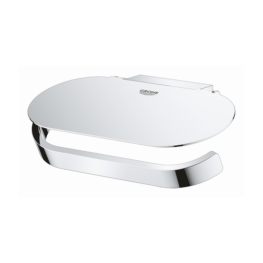 Immagine di Grohe SELECTION porta rotolo con coperchio, fissaggio nascosto, finitura cromo 41069000