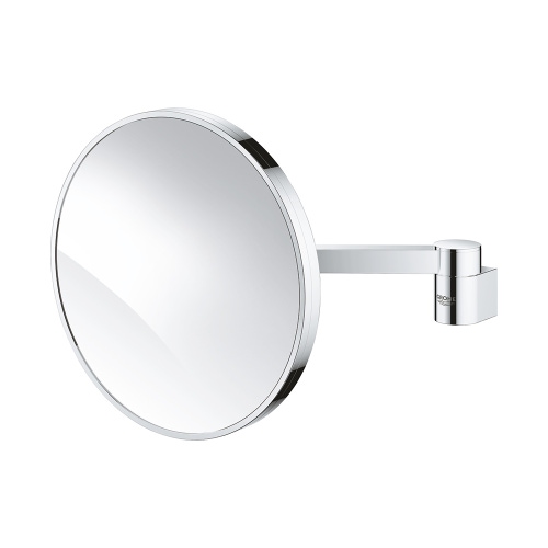 Immagine di Grohe SELECTION specchio ingranditore senza luci, fissaggio nascosto, finitura cromo 41077000