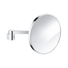 Immagine di Grohe SELECTION specchio ingranditore senza luci, fissaggio nascosto, finitura cromo 41077000