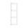 Irsap QUADRAQUA S scaldasalviette elettrico a 3 scomparti H.111,6 L.30 P.30 cm, colore bianco standard finitura lucido  QDRS030Z01IRNNN002