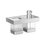 Immagine di Inda INDISSIMA_CHROME set lavabo con spandisapone e portabicchiere, a parete, finitura cromo A88K30CR21