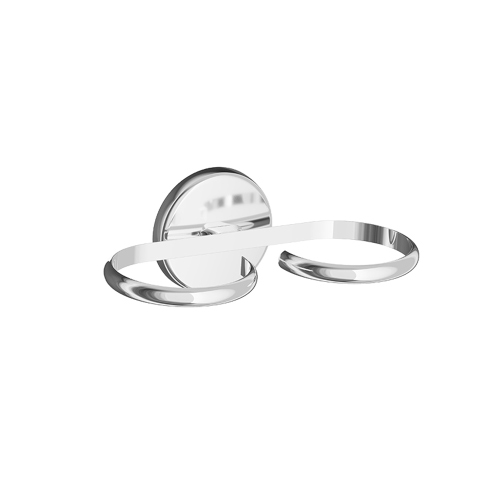 Immagine di Inda COLORELLA supporto anello doppio, finitura cromo A2317NCR003