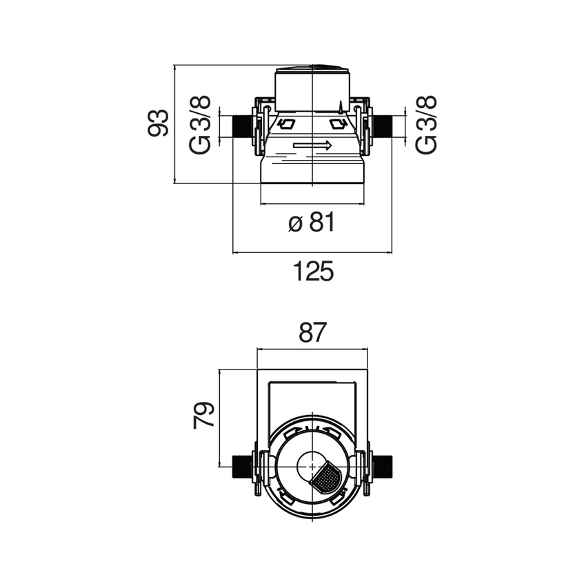 Immagine di Nobili Ricambio staffa di supporto filtro RVR93094