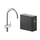 Nobili SORGENTE FRIZZA miscelatore bicomando elettronico con sistema frigo-gasatore H.39 cm, con bocca girevole, finitura cromo LV0K133/EFRCR