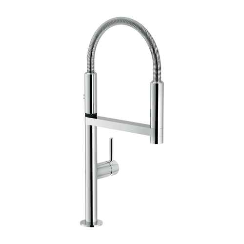 Immagine di Nobili MOVE miscelatore monocomando per lavello, con bocca girevole, finitura cromo MV92300/50CR